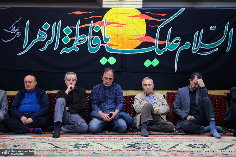 مراسم عزاداری شب شهادت حضرت فاطمه (س) در دارالزهرا (س)