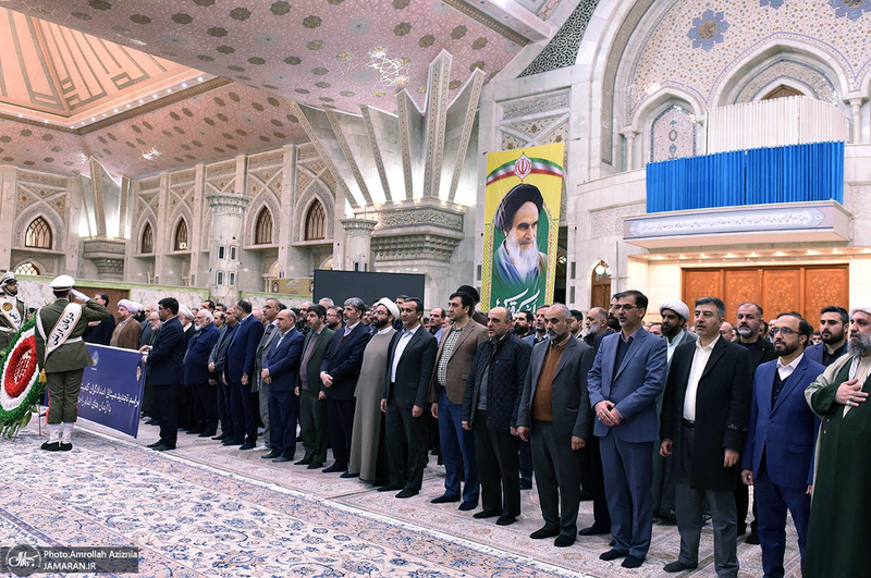 مراسم تجدید میثاق امدادگران کمیته امداد امام خمینی (س) با آرمان های بنیانگذار جمهوری اسلامی ایران