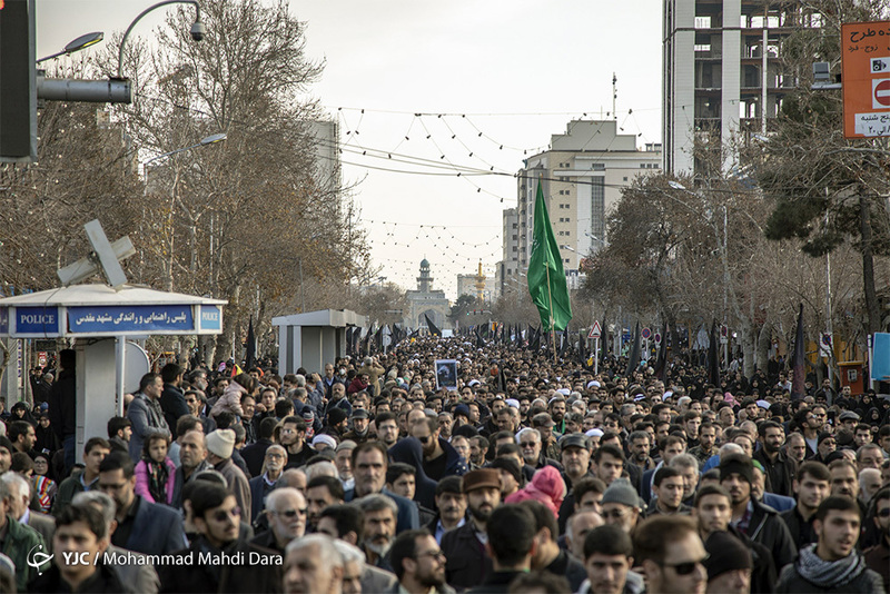 تشییع باشکوه پیکر مطهر سردار قاسم سلیمانی در مشهد