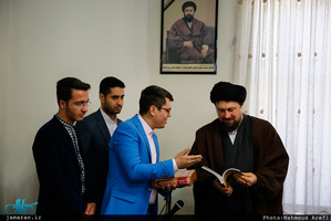 دیدار جمعی از فعالان فضای مجازی با سید حسن خمینی