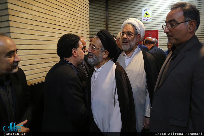 مراسم بزرگداشت پدر مصطفی تاجزاده در مسجد نور تهران