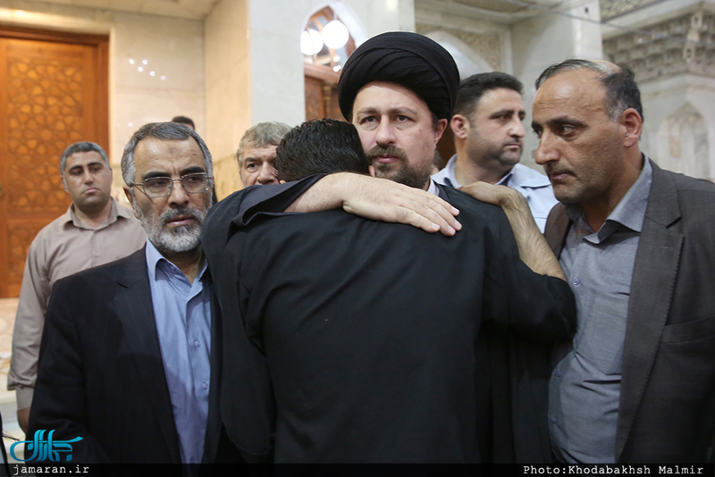 مراسم تشییع پیکر مطهر شهید حمله تروریستی اخیر مازیار سبزعلی در حرم مطهر امام خمینی(س)