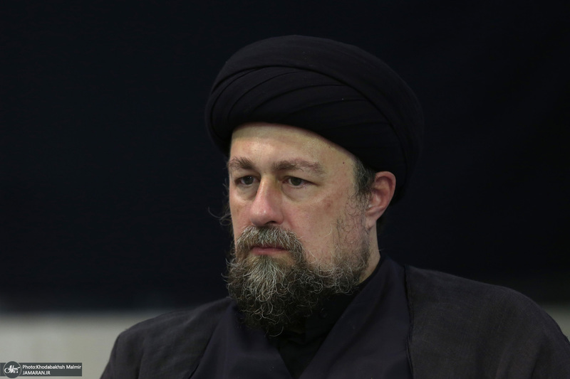دیدار مدیرعامل بانک ملی ایران ابوالفضل نجارزاده و اعضای هیئت عامل با سید حسن خمینی - تسلیت سید حسن خمینی