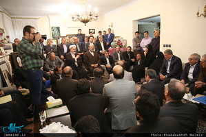 دیدار اعضای هیات رییسه و مدیران استانی دانشگاه آزاد اسلامی با خانواده مرحوم آیت الله هاشمی 