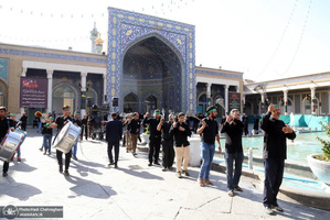 حال و هوای حرم کریمه اهل بیت در ظهر تاسوعای حسینی(ع)