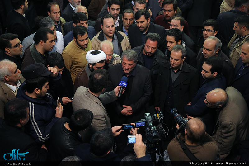 مراسم وداع با پیکر آیت الله هاشمی رفسنجانی(ره) در حسینیه جماران-13