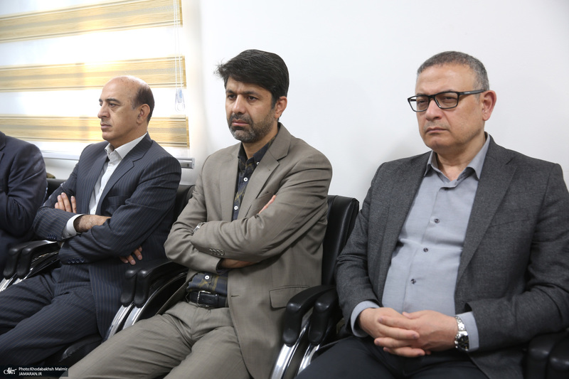 دیدار وزیر راه و شهر سازی با سید حسن خمینی