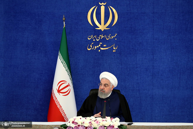 روحانی: آماده‌ایم اگر برخی موانع برطرف شود، قدمها را برداریم تا بخشی و یا شاید همه تحریم‌ها را برداریم/ تمام تلاش ما پایان دولت بدون تحریم و کرونا است