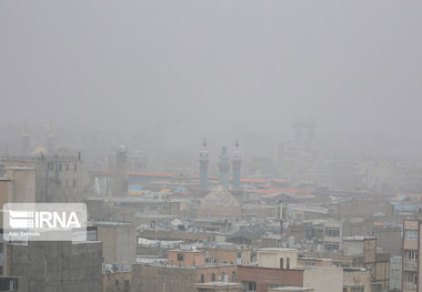 غبار محلی همدان را فرا می‌گیرد