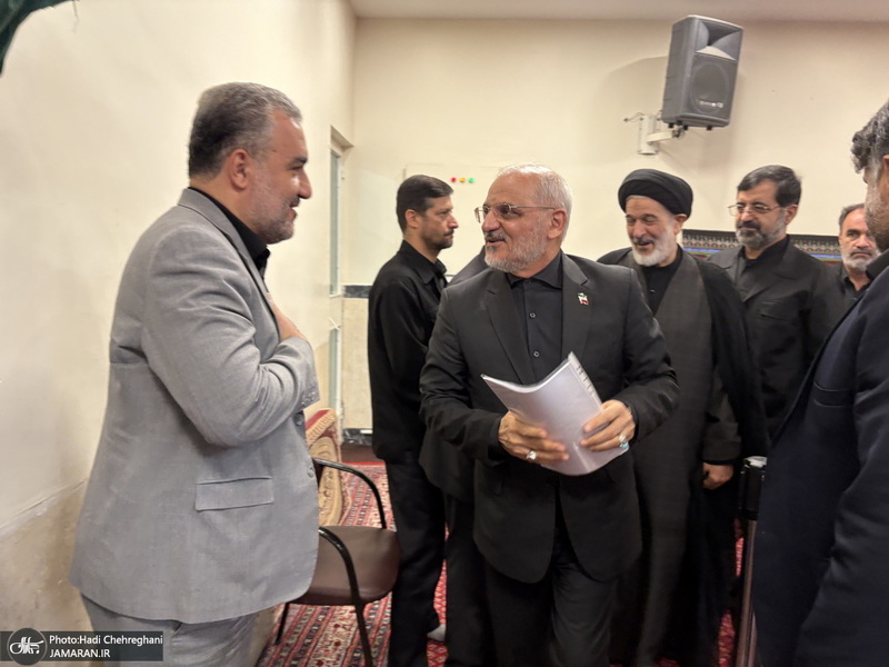 مراسم عزاداری روز تاسوعای حسینی در بیوت مراجع و علماء‎