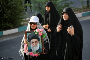 مراسم وداع با رهبر شهید انقلاب در مصلی تهران -2