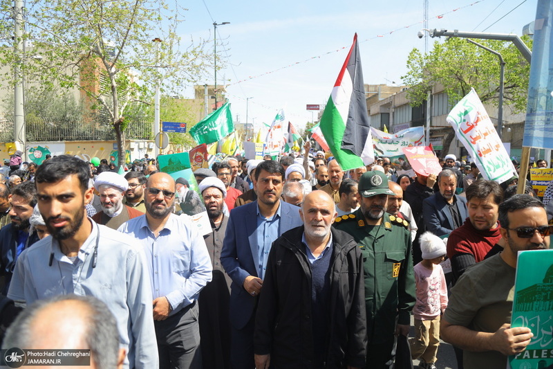 راهپیمایی باشکوه روز قدس در قم -2