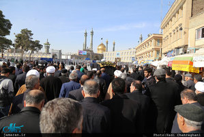 مراسم تشییع و خاکسپاری حجت الاسلام و المسلمین حسن قرهی(ره)