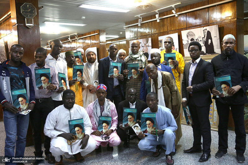 بازدید جمعی از طلاب کشورهای آفریقایی از جماران‎‎