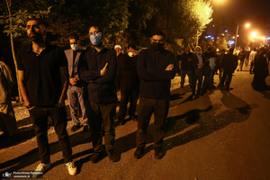 وداع با پیکر استاد فاطمی نیا (ره) در دانشگاه امام صادق (ع)