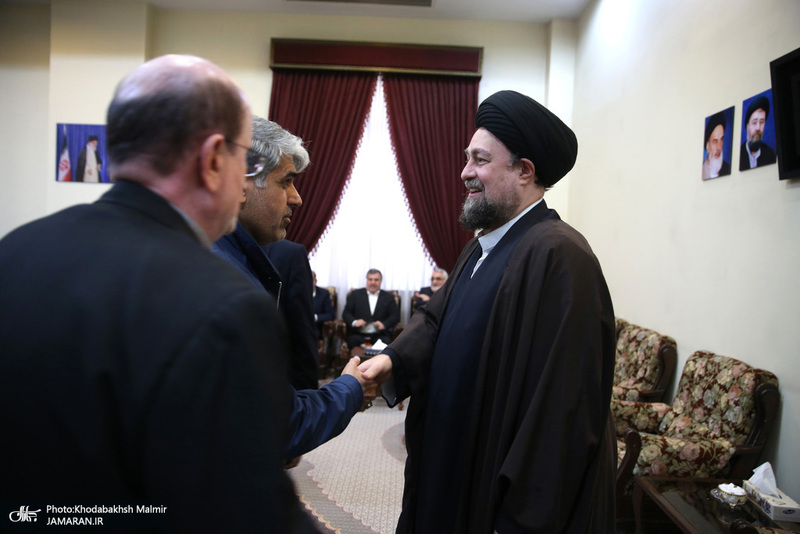 حاشیهتجدید میثاق رئیس و جمعی از نمایندگان مجلس شورای اسلامی با آرمان‌های امام خمینی(س)