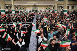 دیدار دانش‌آموزان و دانشجویان با رهبر معظم انقلاب