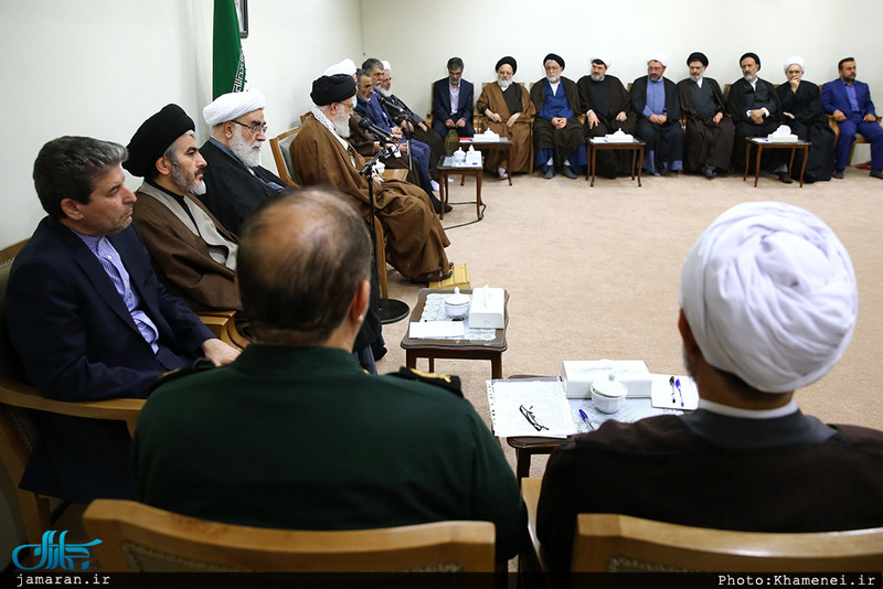 دیدار دست‌اندرکاران کنگره بزرگداشت آیت‌الله مصطفی خمینی(ره) با رهبر معظم انقلاب 