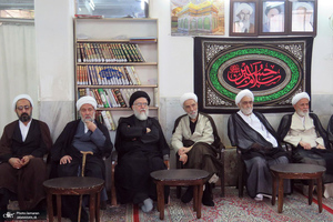 عزاداری شهادت امام رضا (ع) در بیوت مراجع و علما