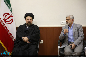 دیدار جمعی از ایثارگران اصلاح طلب بابل با سید حسن خمینی 