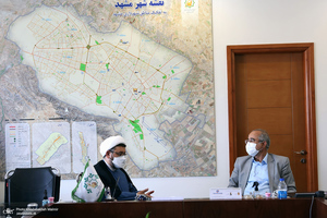 دیدار سرپرست موسسه تنظیم و نشر آثار امام خمینی(س) با رئیس شورای اسلامی شهر مشهد