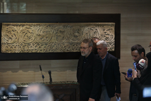 نشست خبری علی لاریجانی در بیروت