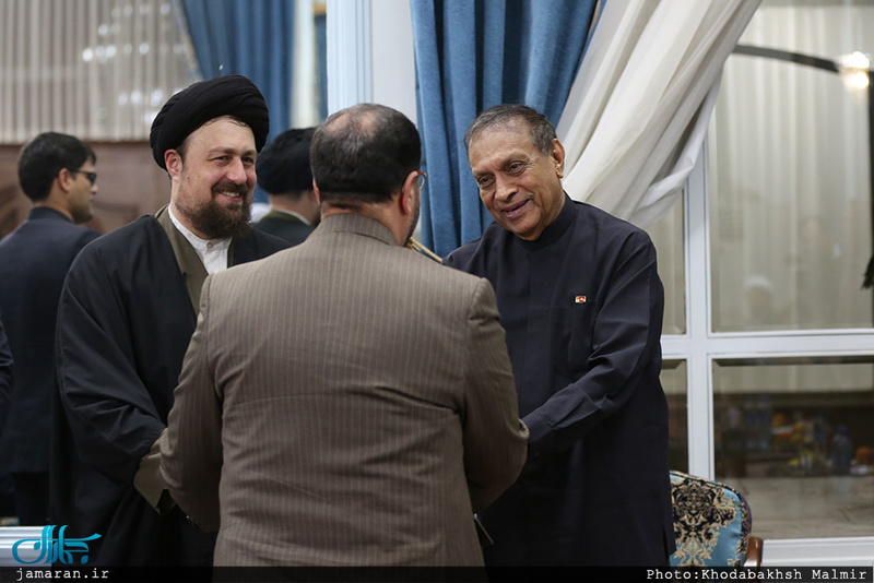 دیدار ریس مجلس سریلانکا با سید حسن خمینی‎