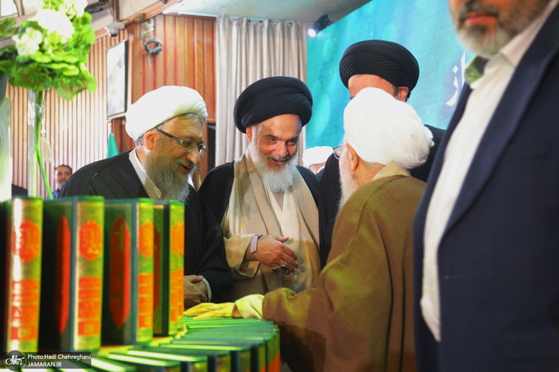 مراسم رونمایی از مجموعه 80 جلدی تفسیر «تسنیم» اثر آیت‌الله العظمی جوادی آملی