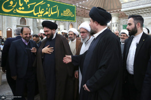 دیدار دبیرکل و کارکنان مجمع جهانی اهل بیت (ع) با سیدحسن خمینی