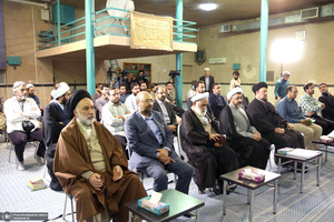 دیدار اعضای جبهه فرهنگی نقلاب اسلامی با سید حسن خمینی