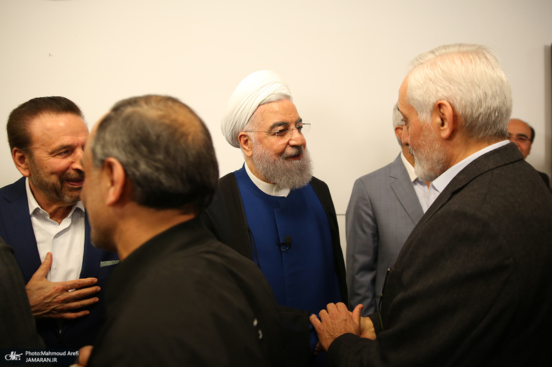دیدار نوروزی سیاسیون با حسن روحانی
