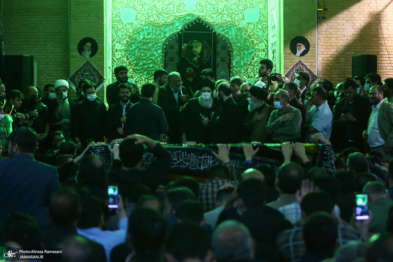 وداع با پیکر استاد فاطمی نیا (ره) در دانشگاه امام صادق (ع)