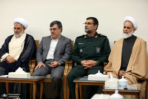 دیدار اعضای ستاد کنگره شهدای استان هرمزگان با رهبر معظم انقلاب
