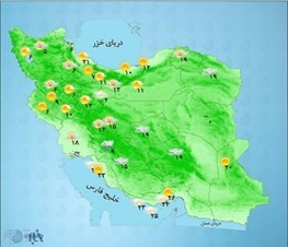 سلام زمستان به اصفهان  برخی نقاط شهر سفیدپوش شد