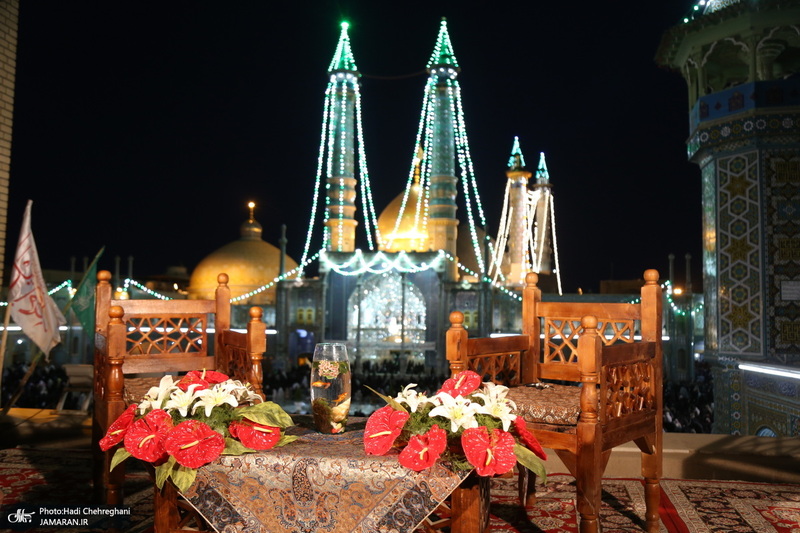 مراسم آغاز  سال 1401 در حرم کریمه اهل بیت (ع)‎