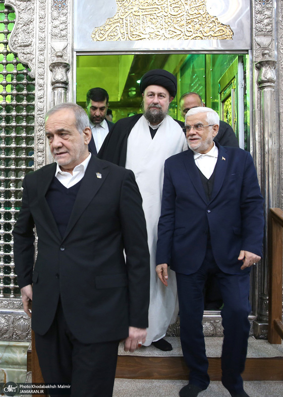 تجدید میثاق اعضای هیئت دولت با آرمان های امام خمینی (س) -1