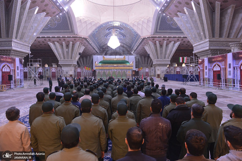 تجدید میثاق فرماندهان و کارکنان حفاظت هواپیمایی سپاه پاسداران با آرمان های حضرت امام(س) 