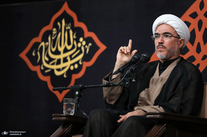 آخرین شب مراسم عزاداری محرم در حسینیه امام خمینی