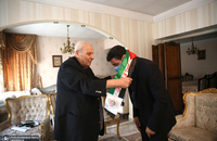 دیدار سرپرست موسسه تنظیم و نشر آثار امام خمینی(س) با سفیر فلسطین در تهران/ صلاح زواوی