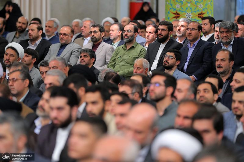 دیدار مسئولان نظام و سفرای کشورهای اسلامی با رهبر معظم انقلاب