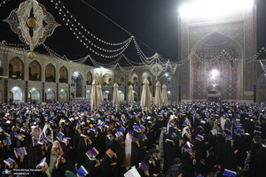 مراسم احیای شب بیست و سوم ماه رمضان در حرم مطهر امام رضا (ع)