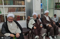 مراسم عزاداری شهادت امام محمد باقر (ع) در دفتر آیت الله العظمی صانعی (ره) برگزار شد