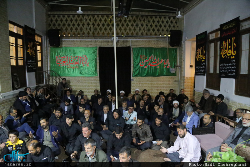 مراسم عزاداری شب شهادت امام موسی کاظم (ع) در بیت امام خمینی (ره) در قم