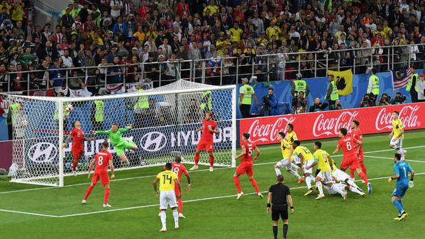 حاشیه و تصاویر بازی انگلیس و کلمبیا