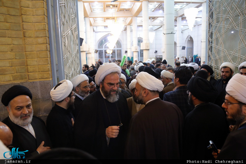 مراسم هفتمین روز درگذشت آیت الله ابن الرضا(ره) در مسجد اعظم قم