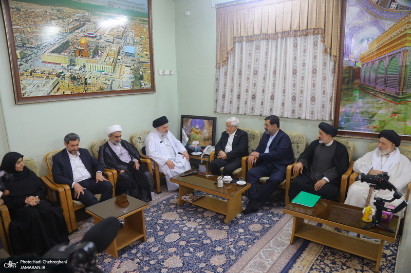 دومین روز سفر محمدرضا عارف به قم