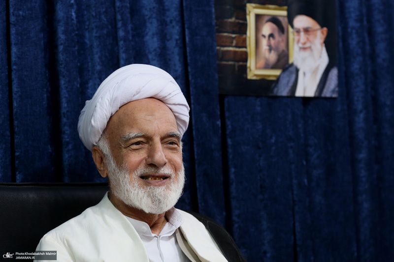 دیدار معاون فرهنگی موسسه با آیت الله دری نجف آبادی