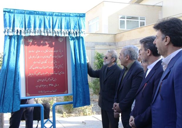 رییس مجلس مجهزترین تصفیه‌خانه آب کشور در مهاباد را افتتاح کرد