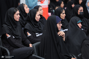 دیدار قهرمانان و مدال‌آوران ورزشی و المپیادهای علمی جهانی با رهبر معظم انقلاب