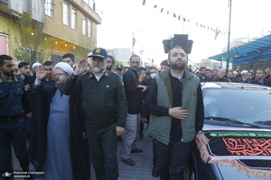 دسته عزاداری شهادت حضرت علی (ع) با حضور آیت‌الله العظمی وحید خراسانی